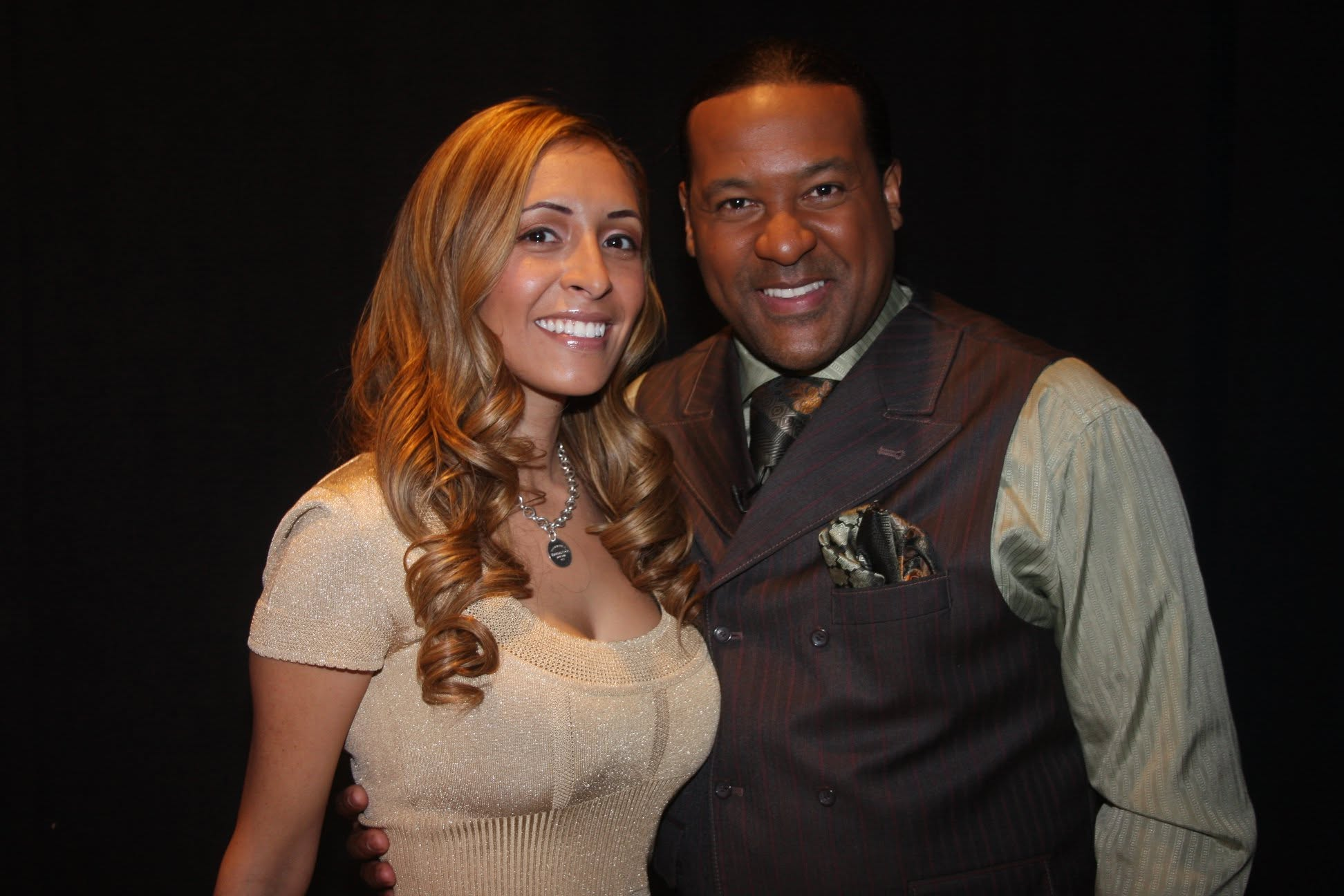 Kevin T. Robertson with an event guest