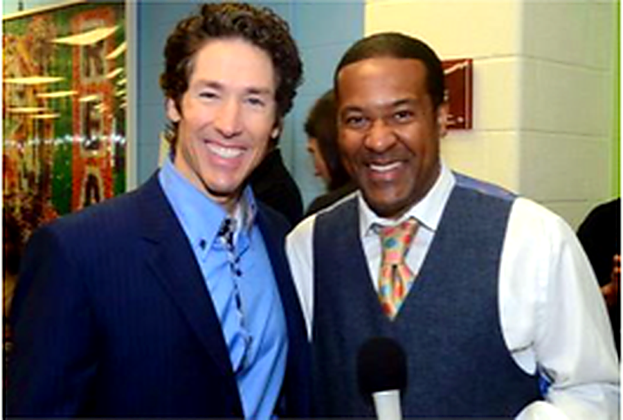 Kevin T. Robertson with Joel Osteen